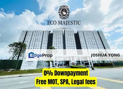 Harmoni Eco Majestic, 100% Full Loan, Free MOT, Legal Fees & SPA for Sale, Selangor, Semenyih