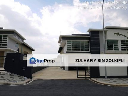 1.5 Story Semi-D Factory at Kawansan Perindustrian Hitech 7,Semenyih, Selangor, Semenyih