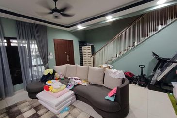 Setia Alam Double Storey House Extended Kitchen with Top Floor Balcony