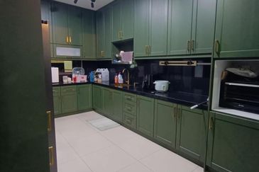 Setia Alam Double Storey House Extended Kitchen with Top Floor Balcony