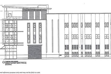 Freehold 3 Storey Semi Detached Factory Warehouse Temasya 18, Glenmarie, Shah Alam