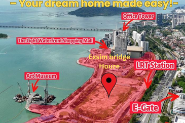 EXSIM New Launch Project in Gelugor Penang (Near The Light & Opposite E-Gate and Lotus)


