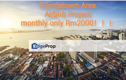 Penang Georgetown Hotel Suites Investment Project！High ROI Return $$$, Penang, Georgetown