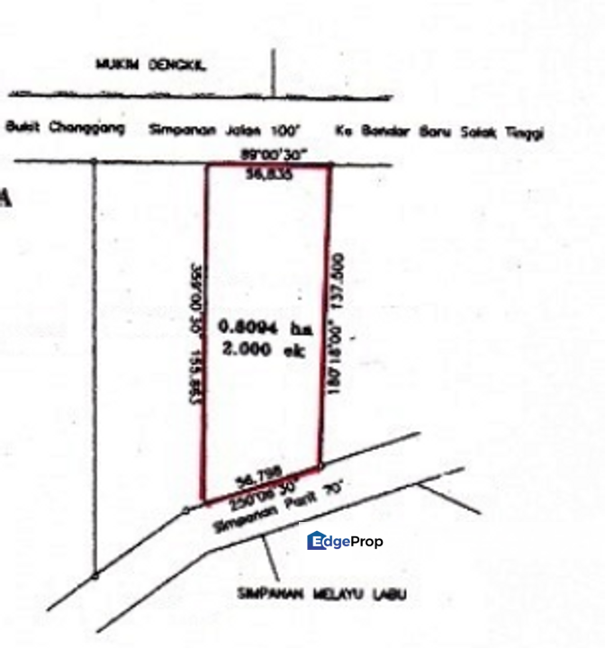 Bandar Baru Salak Tinggi Tanah Rata Tepi Jalan 2 Ekar Geran Individu, Selangor, Sepang