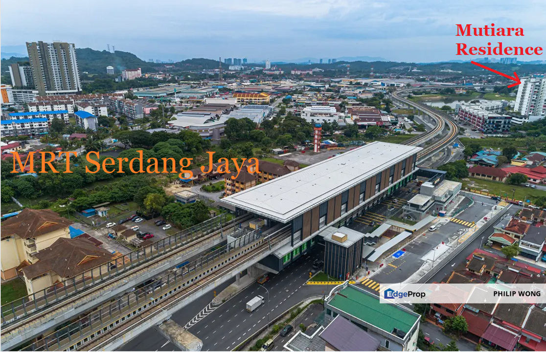 Mutiara Residence Apartment for rent nearby UPM 100 m walking distance to MRT Serdang Jaya , Selangor, Seri Kembangan