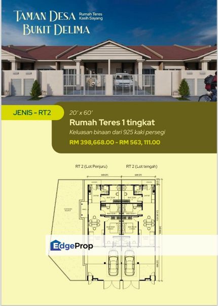 Teres Setingkat Termurah di Klang, Freehold Open Title , Selangor, Kapar 