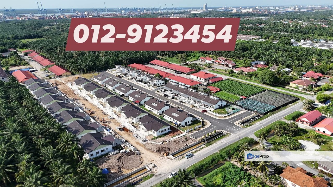 Rumah Berkembar Termurah di Pulau Indah. Terus Dapat Kunci, Selangor, Klang