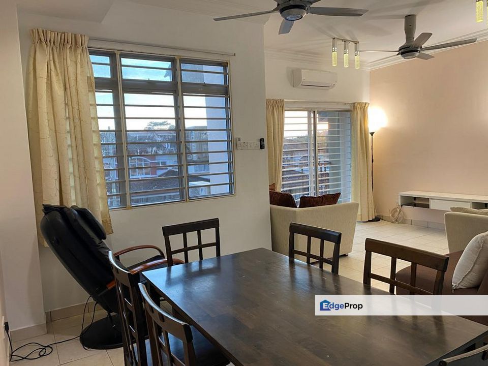 🔥👍FULLY FURNISHED 2.5 STOREY TERRACE LINK HOUSE TAMAN PUNCAK JALIL BANDAR PUTRA PERMAI SERI KEMBANGAN RENT , Selangor, Seri Kembangan