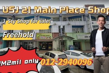 Subang jaya, Subang Jaya USJ 21, Main Place Intermediate Shop for sale