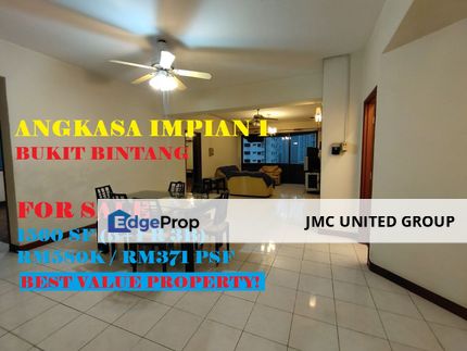 ANGKASA IMPIAN 1, BUKIT BINTANG, KUALA LUMPUR FOR SALE, Kuala Lumpur, Bukit Bintang