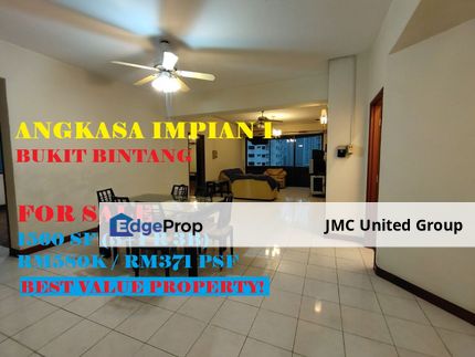 ANGKASA IMPIAN 1, BUKIT BINTANG, KUALA LUMPUR FOR SALE, Kuala Lumpur, Bukit Bintang