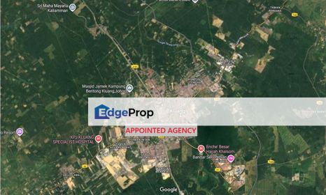 Kluang agriculture land for sale, zoning Industry and residential , Johor, Kluang