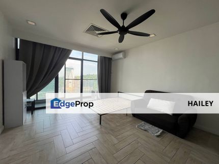 Partly Furnished Balcony Studio Unit Empire City PJ Damansara Perdana For Rent, Selangor, Petaling Jaya