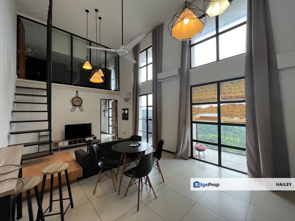 [Duplex | SOHO] Fully Furnished 2 Beds 2 Baths Colonial Loft Empire City PJ Damansara Perdana For Rent, Selangor, Damansara Perdana