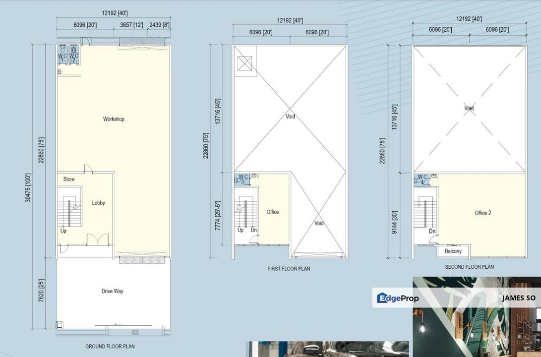 2.5Storey 40x100 Factory / Warehouse Eco Park Ayer Keroh  near MITC Tasik Utama, Melaka, Ayer Keroh
