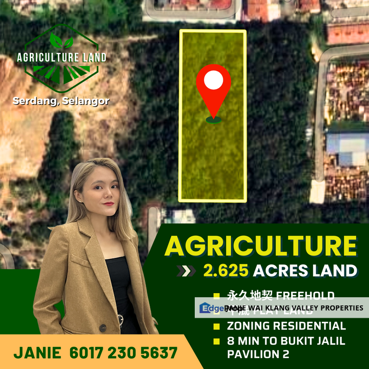  Bukit Jaili Agricultural Land Taman Bukit Serdang Selangor Convert To Residential, Selangor, Serdang