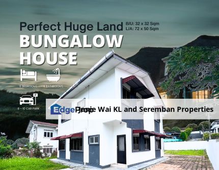 Freehold Bungalow Jalan Rasah Seremban Negeri Sembilan With Big Land Can Build Swimming Pool Move In Condition Ready use, Negeri Sembilan, Seremban