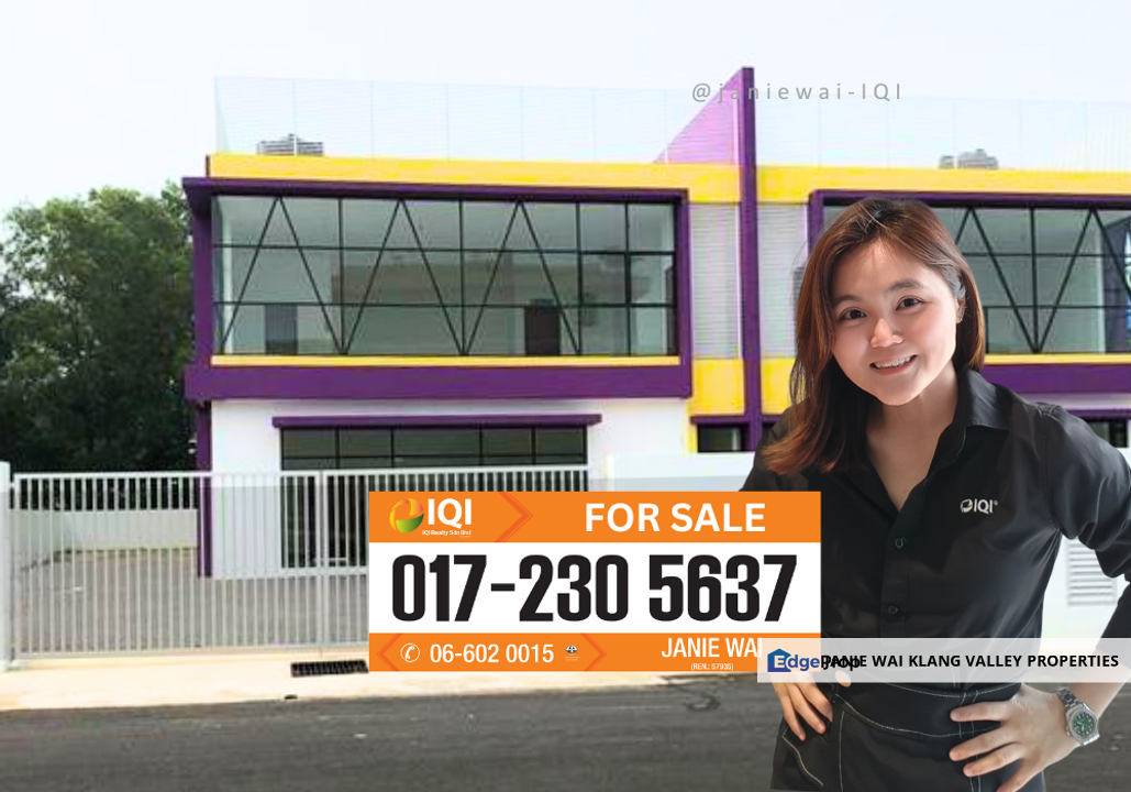 Semi-D Factory for Sale Puchong Taman Perindustrian Meranti Jaya Auto & Industria, Selangor, Puchong
