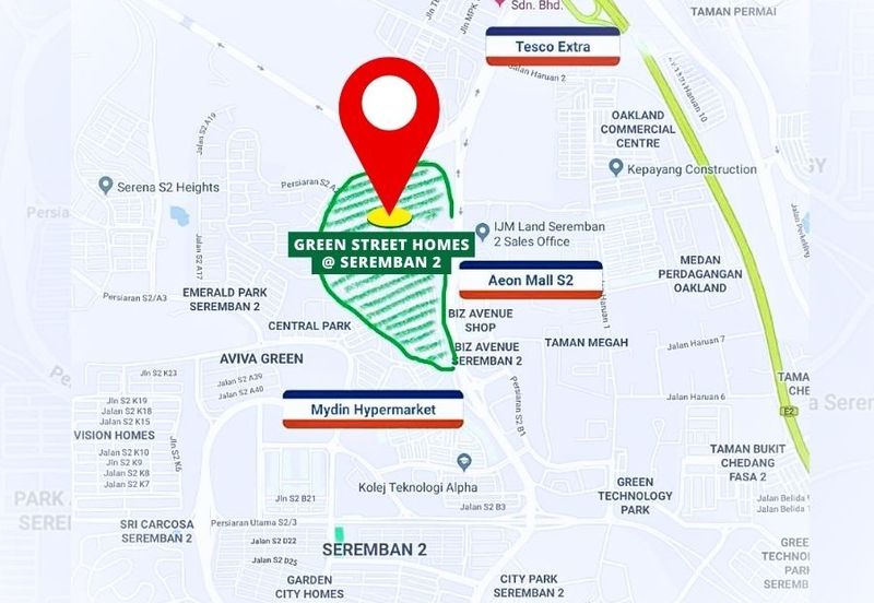 Green Street Homes Seremban 2