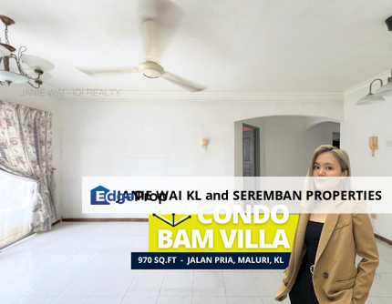 Bam Villa Condominiums Maluri Cheras Kuala Lumpur Full Loan / LPPSA, Kuala Lumpur, Cheras