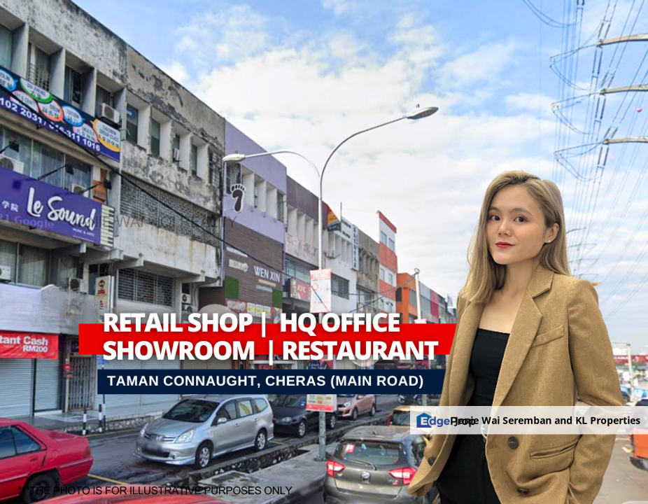 Taman Connaught Cheras Jalan Cerdas Retail Shop Lot Ground Floor for