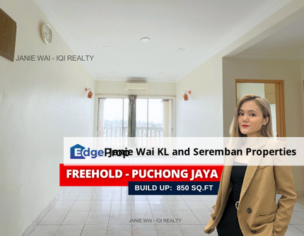 Sri Kesidang Bandar Puchong Jaya Selangor Apartment Freehold Move in condition, Selangor, Puchong