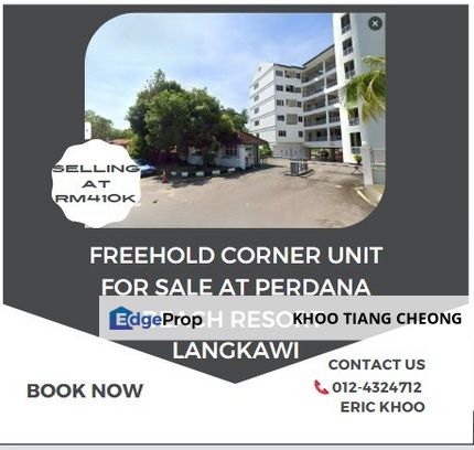Freehold Condo 5 Minutes Drive From Langkawi International Airport, Kedah, Langkawi
