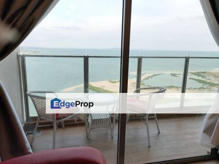 Nice Sea View  Balcony  High Floor 2Bedrooms Furniture  Furnished  Silverscape  Luxury  condominium  for Sales@ Melaka  Raya, Melaka, Melaka Tengah