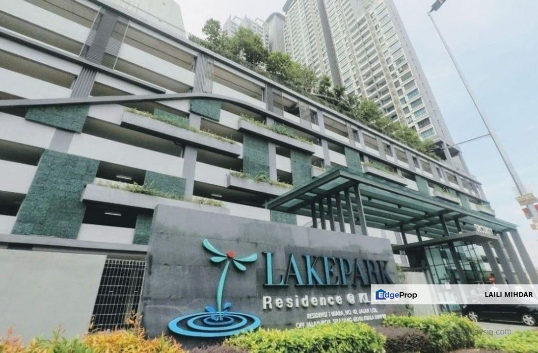 Lakepark Residence KL North Selayang For Sale Cornet Unit and Fully Furnished, Kuala Lumpur, Selayang