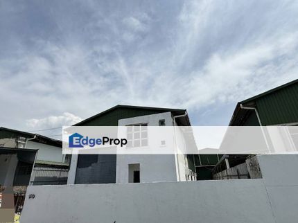 Newly Painted 1.5sty Detached Factory Perindustrian Ringan Bercham Ban, Perak, Ipoh