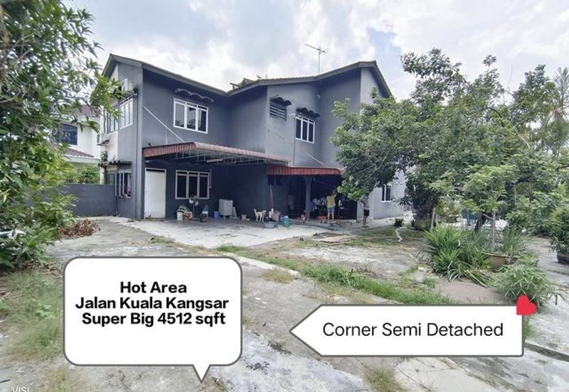 Corner Semi Detach 4512 Super Big Huge Hot Area Jalan Kuala Kangsar KK Road Ipoh Town Tasek Lim Garden