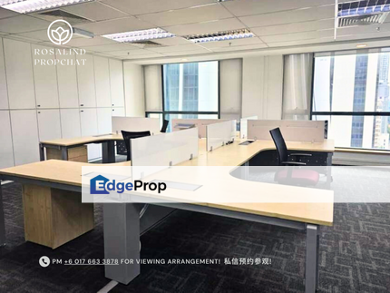 G Tower [Fully Fitted 3,580sf], KLCC Prestigious Grade A, Fully Fitted Office Near Ampang Park MRT/LRT, Kuala Lumpur, KLCC