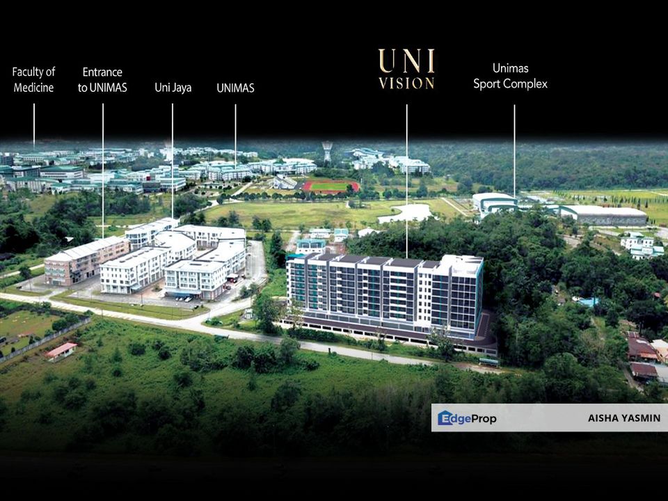 UNIVISION Service Apartment + Commercial, Sarawak, Kota Samarahan