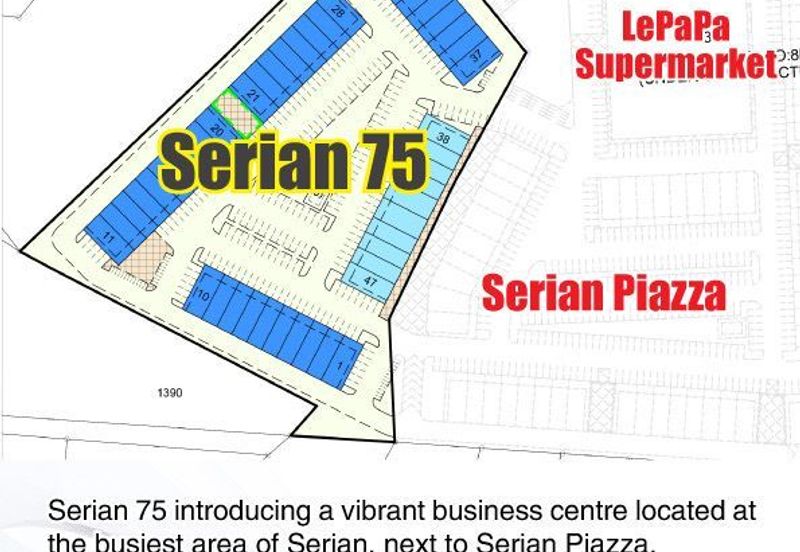 Serian 75 Premium Sub-Urban Shophouses