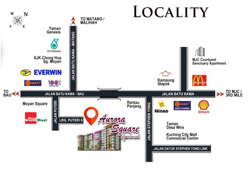 Sri Pertiwi, AURORA SQUARE @ Moyan