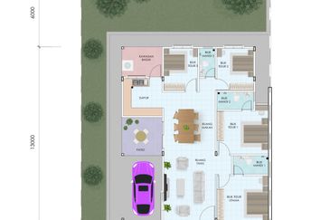 Taman Seri Wangsa SEMI DETACHED