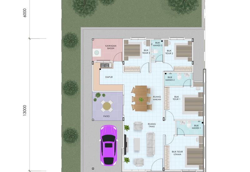 Taman Seri Wangsa SEMI DETACHED
