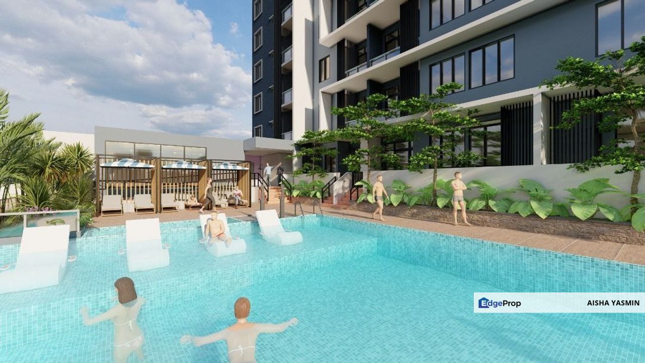 Service Apartment The Banquet across Boulevard Mall Kuching, Sarawak, Kuching