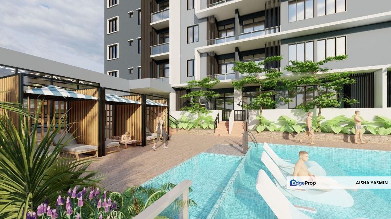 Service Apartment The Banquet across Boulevard Mall Kuching, Sarawak, Kuching