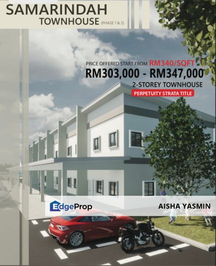 Samarindah Townhouse at Kota Samarahan for Sale, Sarawak, Kota Samarahan