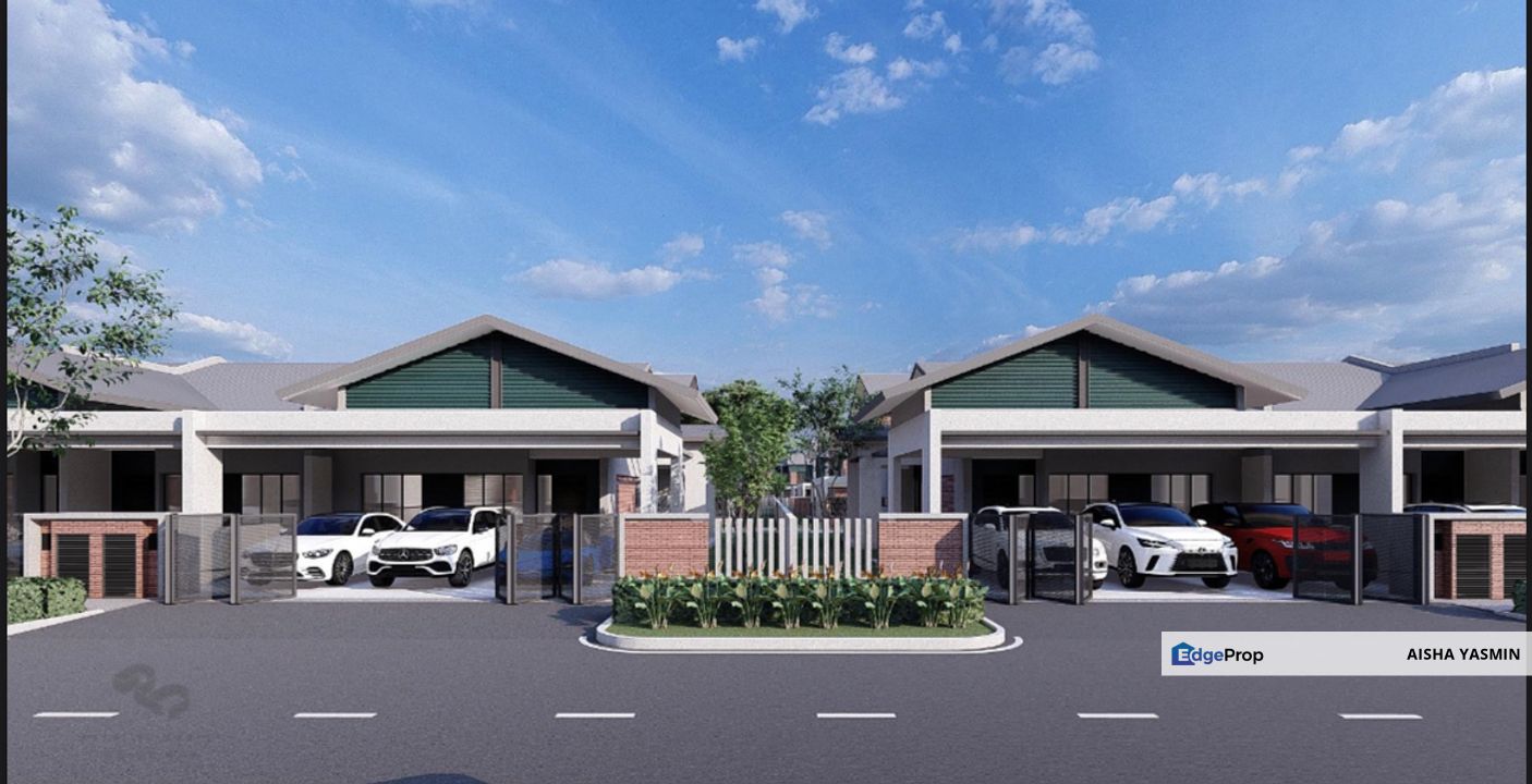 Single Storey Terrace at Depolink, Matang near Metrocity For Sale, Sarawak, Kuching