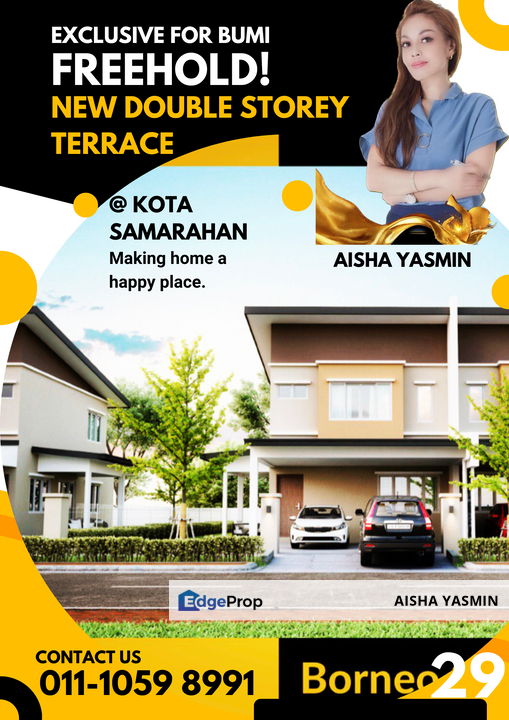 Borneo 29  Samarahan~ Double Storey, Sarawak, Kota Samarahan