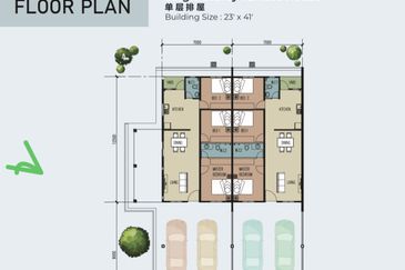 LANDEH DELIGHT 1 Single Storey Mix Zone at Padawan