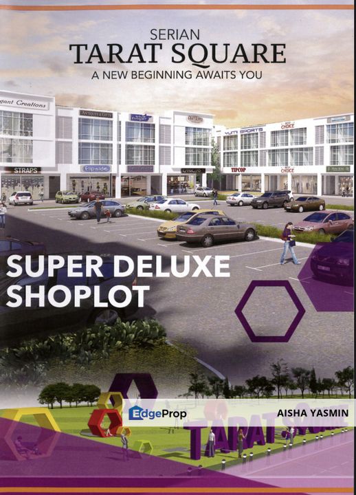 Tarat Square Commercial Shoplot at Serian for Sale, Sarawak, Serian