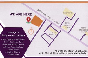 Baki, Jalan Kuching-Serian