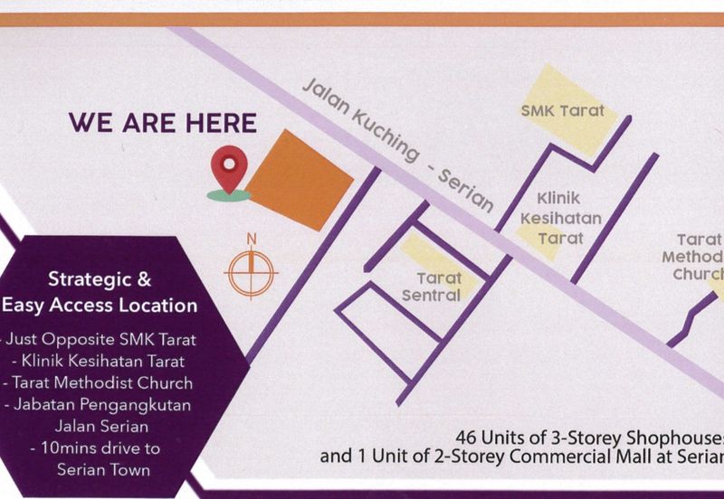 Baki, Jalan Kuching-Serian