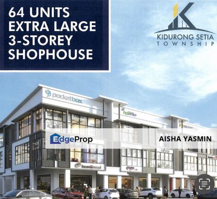 New Shophouse at Bintulu Kidurong Setia Township for Sale, Sarawak, Bintulu