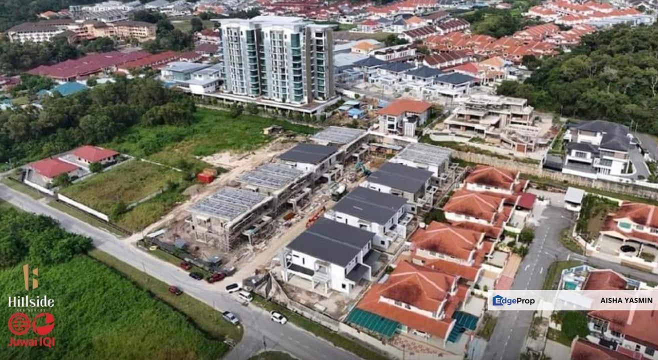 Rumah Semi-D Dua Tingkat Hillside Residence Luak, Miri — Untuk Dijual
