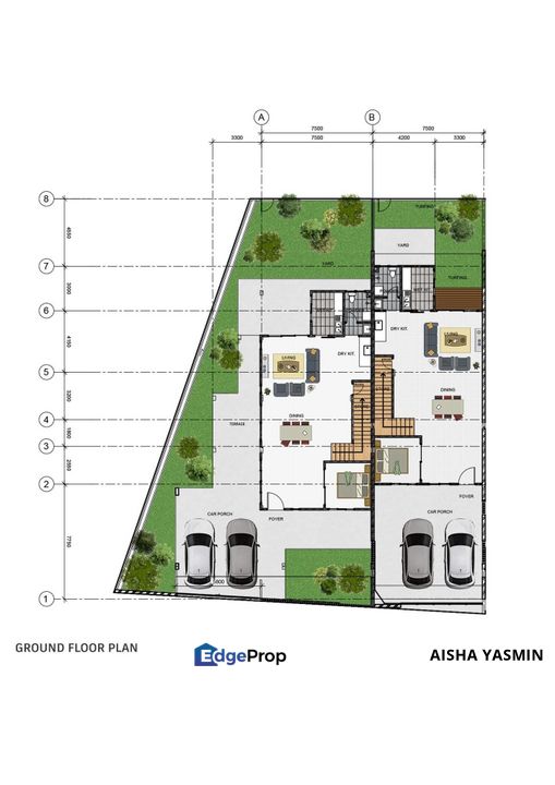 Kuching Large Double Storey Terrace at Jalan Stephen Yong for Sale, Sarawak, Kuching