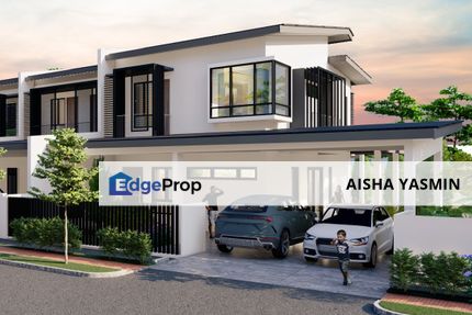 Kuching Large Double Storey Terrace at Jalan Stephen Yong for Sale, Sarawak, Kuching